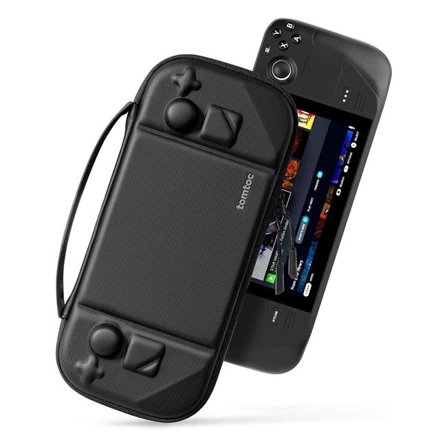 Custodia tomtoc per Steam Deck OLED - Protezione totale per console e accessori - Resistente agli urti - Ideale per viaggi