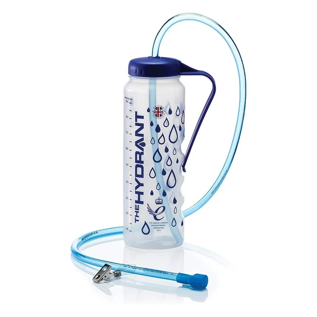 NRS Healthcare The Hydrant Borraccia con Cannuccia 1L - Riduci il Rischio di Disidratazione