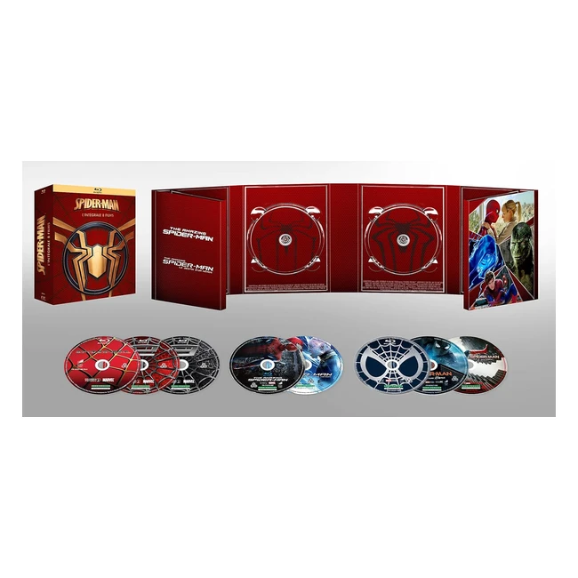 Spiderman Lintgrale 8 films Blu-ray - Meilleur prix