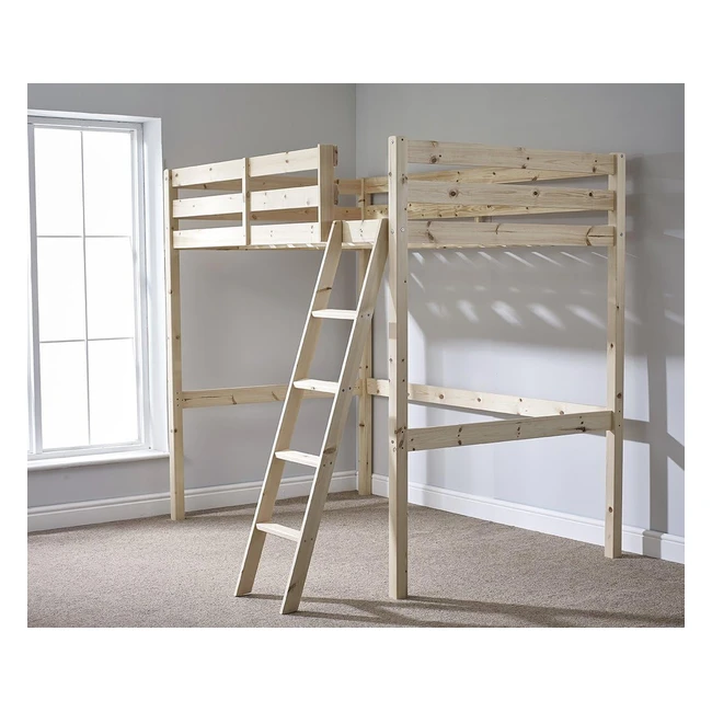 Limited Edition Natural Pine Bunk Bed - Small Double - Strictly Beds and Bunks