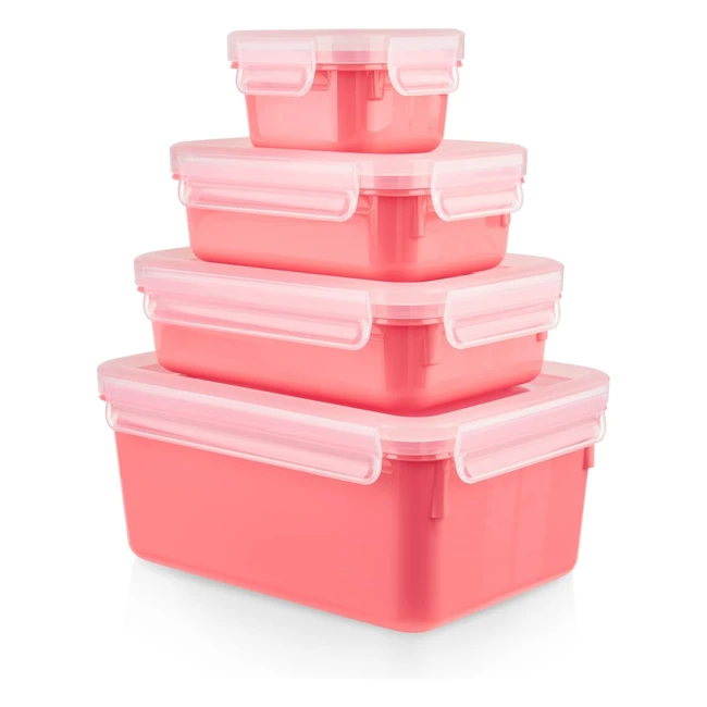 Tefal Masterseal Colour Edition Terracotta - Set 4 pices - Conservation Frac