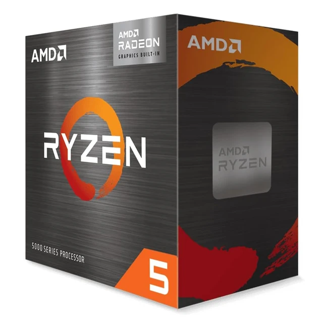 Processeur AMD Ryzen 5 5600G Socket AM4 GPU 39GHz - Performances incroyables po
