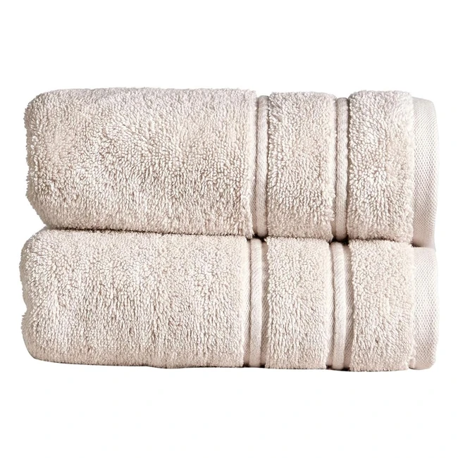 Christy Antalya Hand Towels Set of 2 100% Turkish Cotton 600gsm Soft Plush Luxury Towel