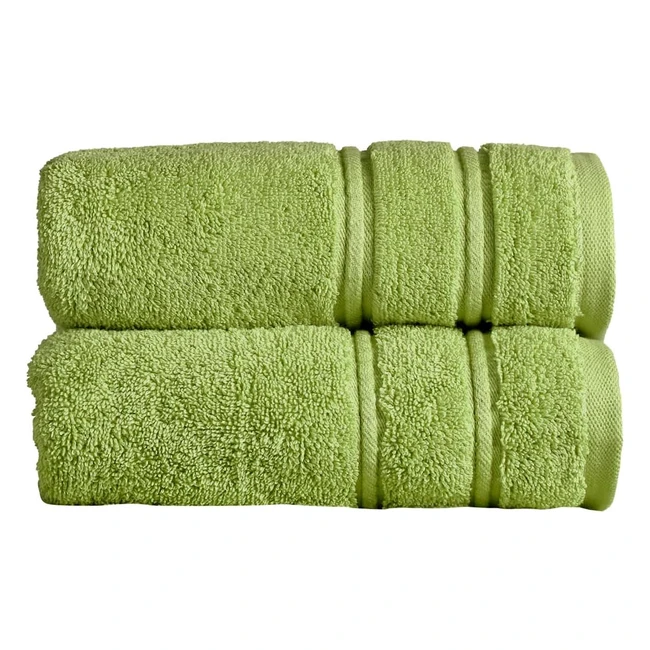 Christy Antalya Hand Towels Set of 2 - 100% Turkish Cotton - Soft Plush Luxury Towel Set