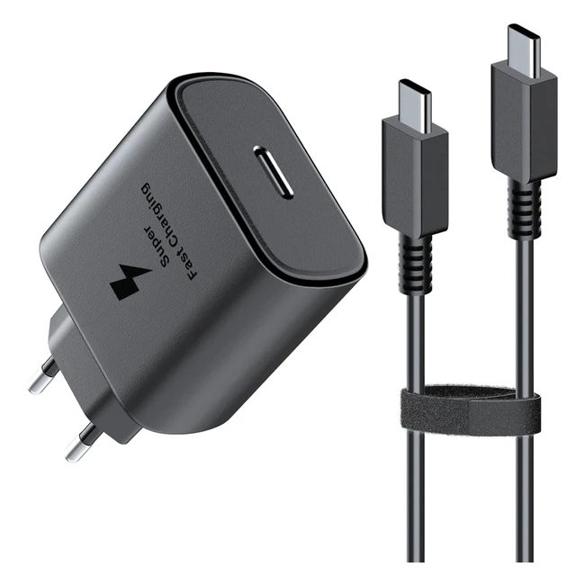 Caricabatterie USB C 45W per Samsung Galaxy S23 Ultra 5G - Ricarica Veloce
