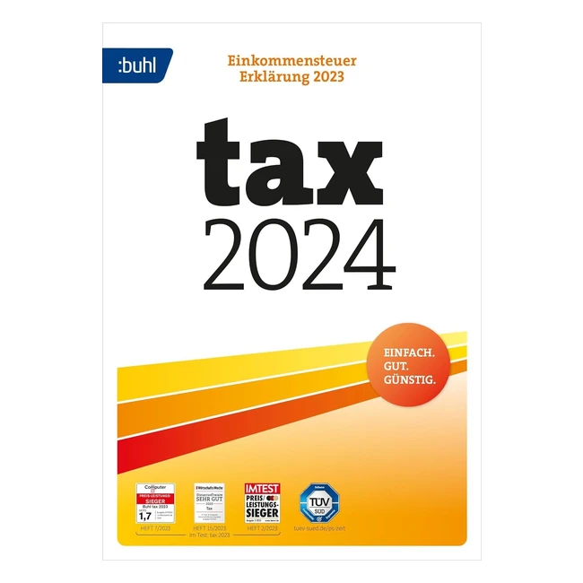 Steuerjahr 2023 Tax 2024 DVD Box fr alle Steuerzahler