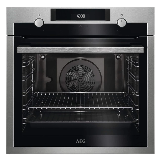 Horno Multifunción AEG BEE435111M - Función Limpieza AquaClean - 9 Funciones - Pantalla LCD Táctil - Clase A