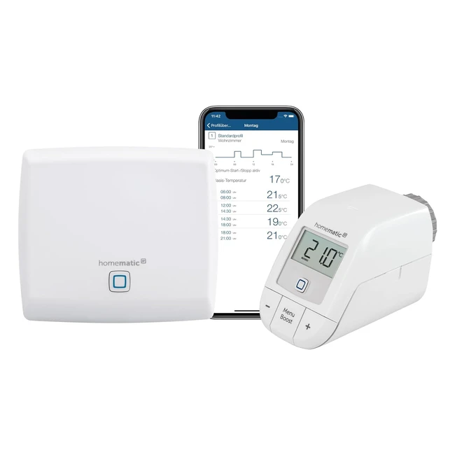 Homematic IP Smart Home Access Point - Heizkrperthermostat - Einfache Installa