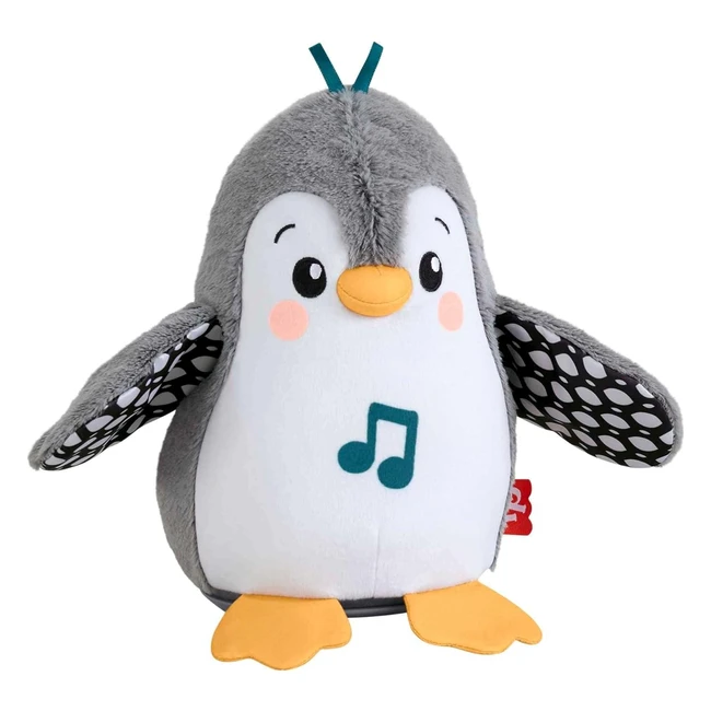 Peluche FisherPrice Pingüino Anda y Aletea - Juguete para Bebés - Mattel HNC10