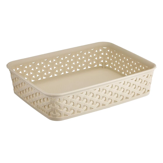 Cesta Curver My Style A5 Bianca 26x20x6h - Materiale Plastico