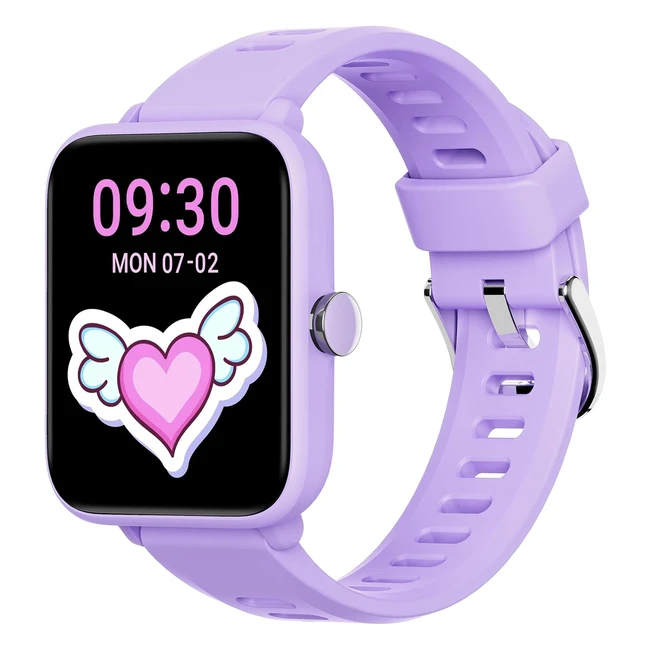 Montre Connectée Enfant BiggerFive - Podomètre, Cardiofréquencemètre, Étanche 5 ATM