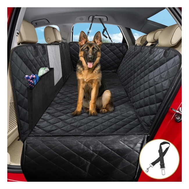 Housses de siège auto pour chien 4 en 1 - Protection universelle, imperméable et antidérapant
