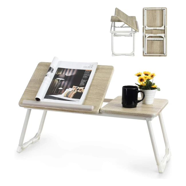 Tavolino Vassoio da Letto Pieghevole per Laptop PC Notebook - Multifunzionale e 