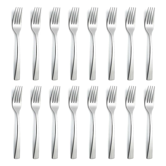 Ensemble de 16 fourchettes en acier inoxydable - Haute qualit design classiqu