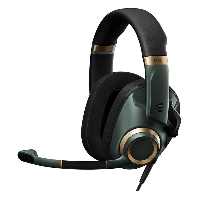 EPOS H6Pro Cuffie Gaming Chiuse con Microfono Over Ear - Compatibili con PC Mac 