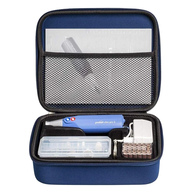 Lima de Uñas Eléctrica Promed Ultra Pro S - Color Azul - Referencia: [referencia] - Elimina Pieles Sobrantes