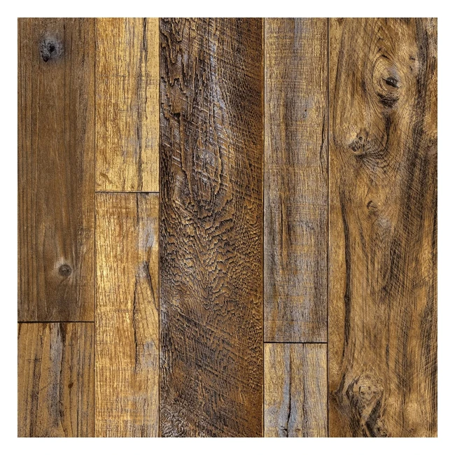 Papier adhsif pour meuble bois impermable - Marron 30cm x 200cm