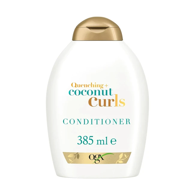 OGX Quenching Coconut Curls Conditioner 385ml - Feuchtigkeitsspendende Haarspülung für lockiges Haar