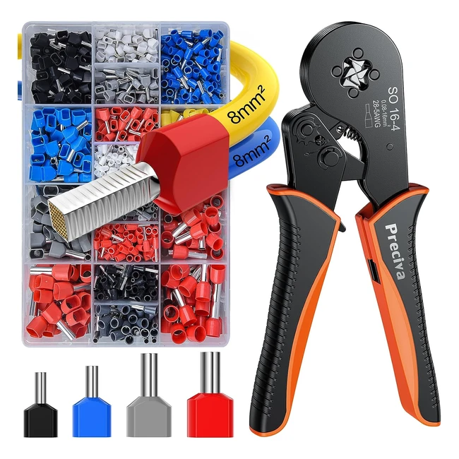 Pince  sertir cosse lectrique Preciva AWG285 - Outil de sertissage de ferrul