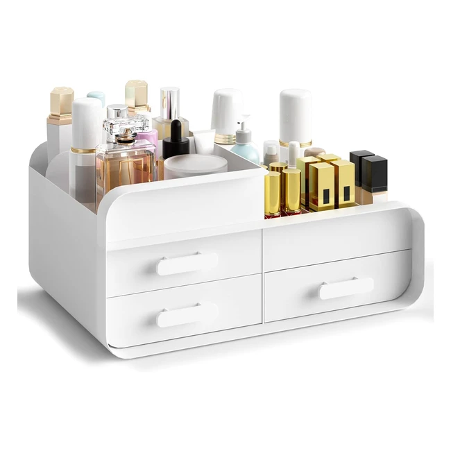 Boîte rangement pinceaux maquillages, organisateur salle de bain avec 3 tiroirs - Référence XYZ - Organisation polyvalente