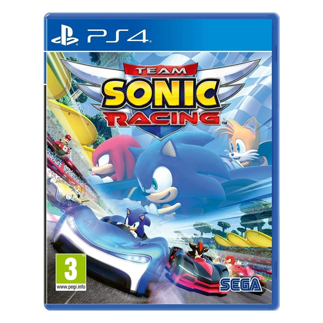 Team Sonic Racing PS4 - Multiplayer Racing Game with 12 Players, Team Moves, and Customization