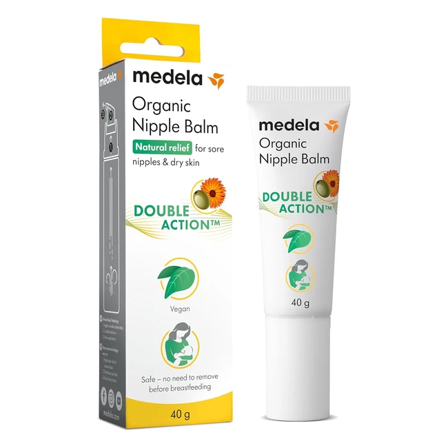 Medela Organic Nipple Cream - Soothing and Nourishing for Breastfeeding Moms - 1