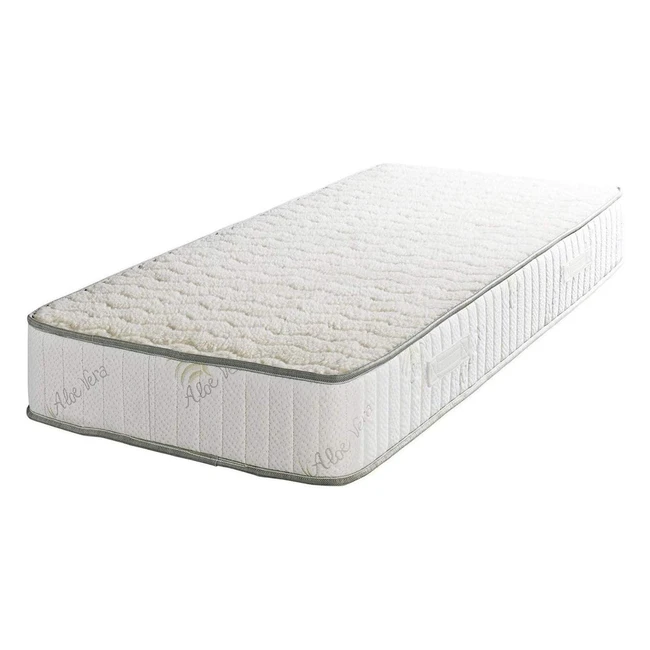 Matelas King of Dreams Super 90x200 - Mousse Poli Lattex Indéformable - Face Laine Mérinos 100% - Hauteur 23cm - Soutien Très Ferme - Orthopédique