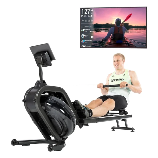 Skandika Wasserrudergert Nemo IV - Studioqualitt, TV-geprft, mit Tablet-Halterung