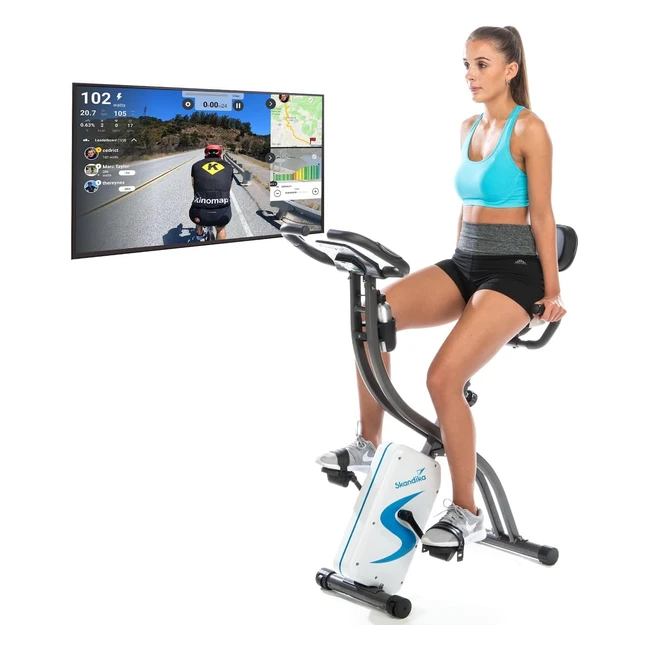 Skandika Foldaway X1000 Litex2000 X3000 Fitness Bike - Mit Handpulssensoren Erg