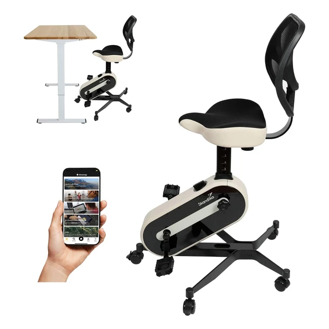 Skandika Pedaltrainer Liten Arm und Beintrainer Mini Heimtrainer Minitrainer LCD