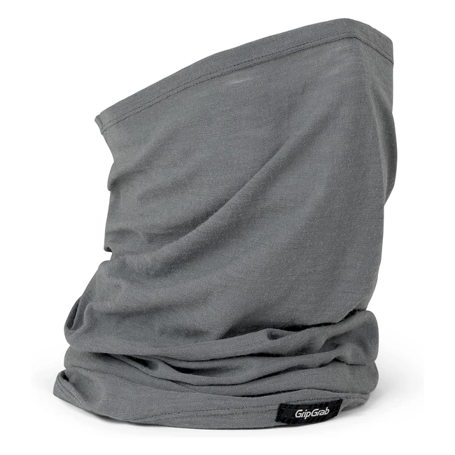 Braga de cuello GripGrab 100% lana merino | Aislamiento térmico y transpirable | Pack de 1