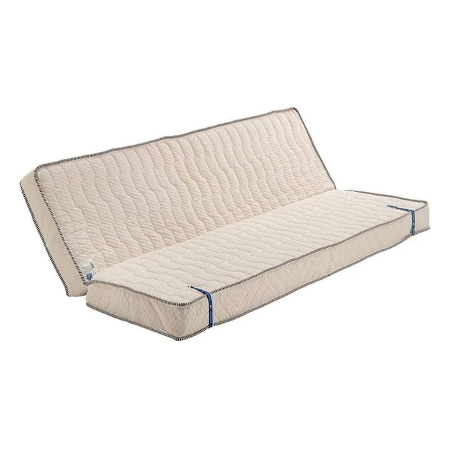 Matelas ferme pour clic clac 130x190 x 20 cm - 5 zones de confort