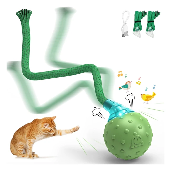 Juguetes Eléctricos para Gatos iokheira - Carga USB - 3 Modos de Trabajo