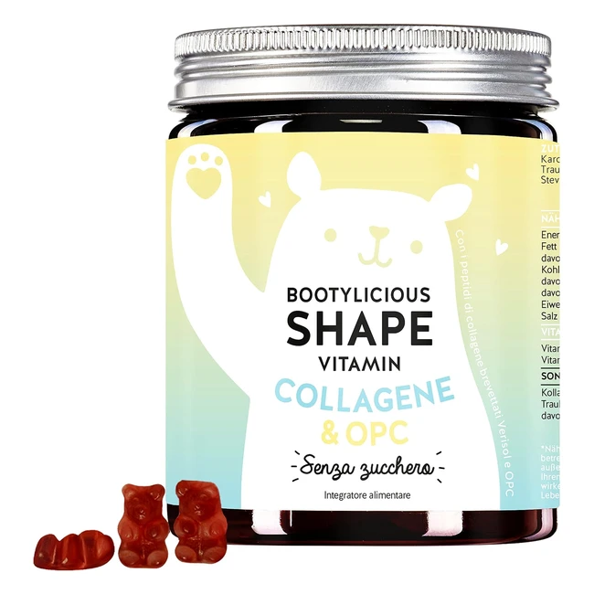 Orsetti gommosi per la forma con collagene e estratto di semi duva