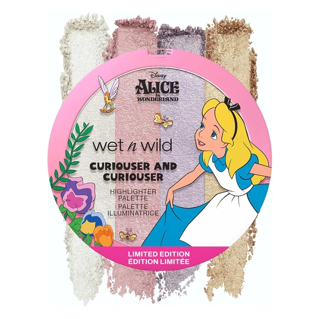 Palette di illuminanti Alice in Wonderland Curiouser and Curiouser - Wet n Wild