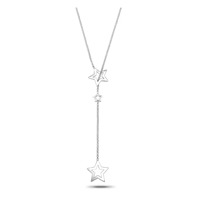 Collar de mujer Elli Y con colgante de estrella en plata de ley 925