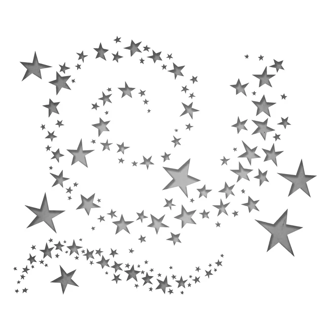 Set Fustelle Thinlits Stelle Vorticose Tim Holtz 663095 - Taglia Unica