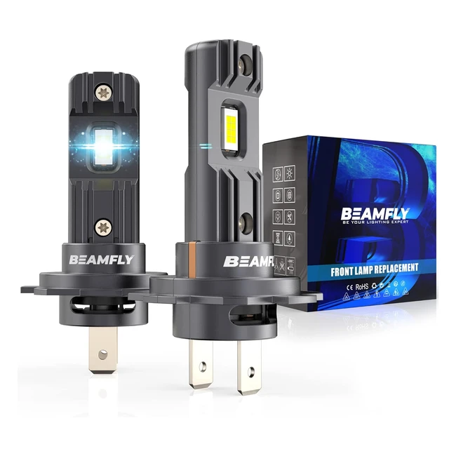 Ampoule H7 LED Voiture 16000lm - Kit Conversion Halogène 12V 6000K