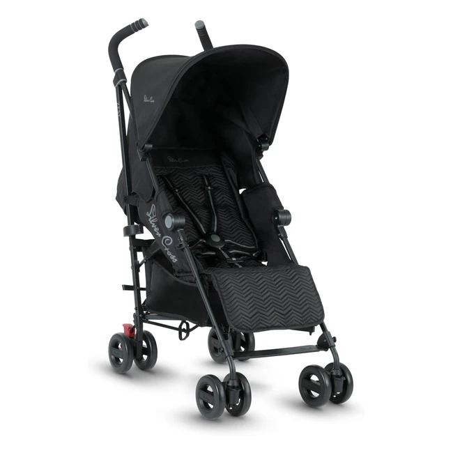 Silver Cross Zest Pushchair - Foldable Travel Stroller for Newborns to 4yrs - Space