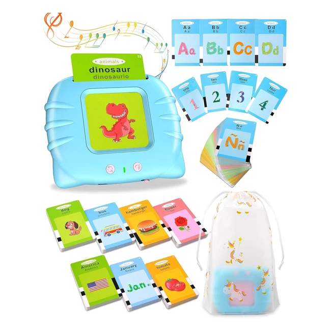 385 juguetes educativos bilinges espaol ingls tarjetas parlantes para ni