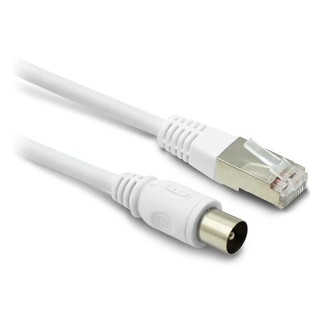 Cavo Metronic RJ45 TV Coassiale 952mm Maschio-Maschio 2 Metri - 395285