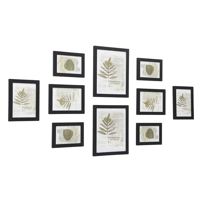 SONGMICS Bilderrahmen Set fr 2 Fotos 8x10 Zoll 20x25 cm 4 Fotos in 13x18 cm 