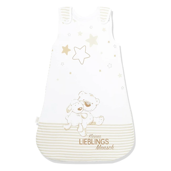 Baby Schlafsack Lieblingsmensch Nr 123 weicher Stoff optimale Bewegungsfreih