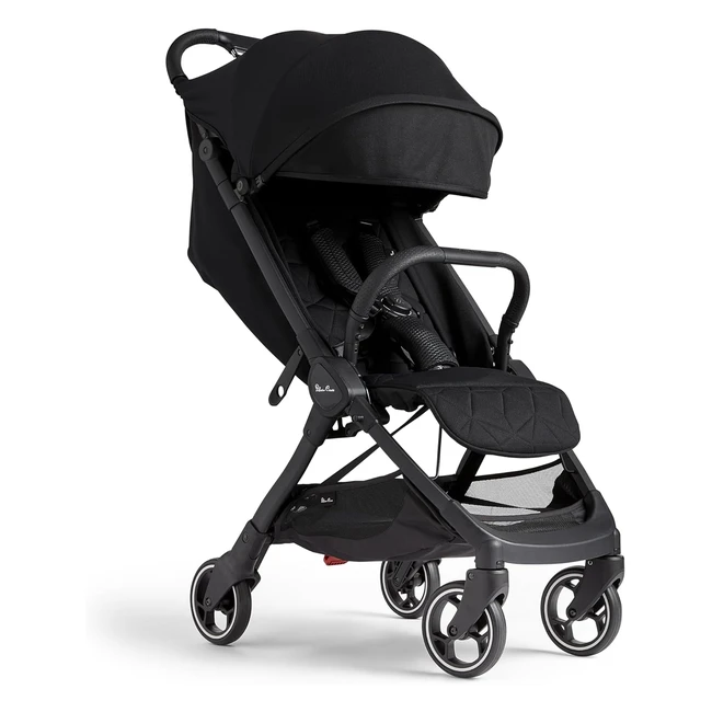 Silver Cross Clic Compact Pushchair - Lightweight Foldable Stroller - Cabin Size
