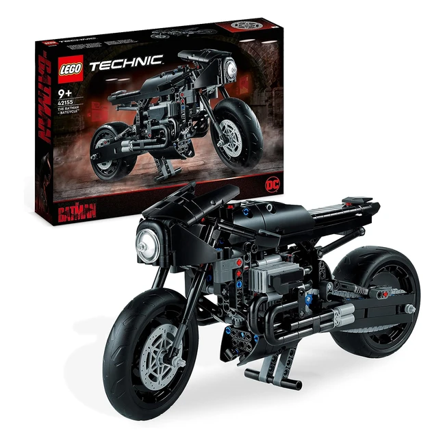 LEGO 42155 Technic The Batman Batcycle Set - Motorradspielzeug Modellbausatz
