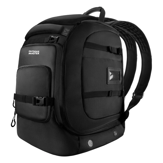 OutdoorMaster Ski Boot Bag 65L - Waterproof Shoulder Pad Helmet Goggles - Men 