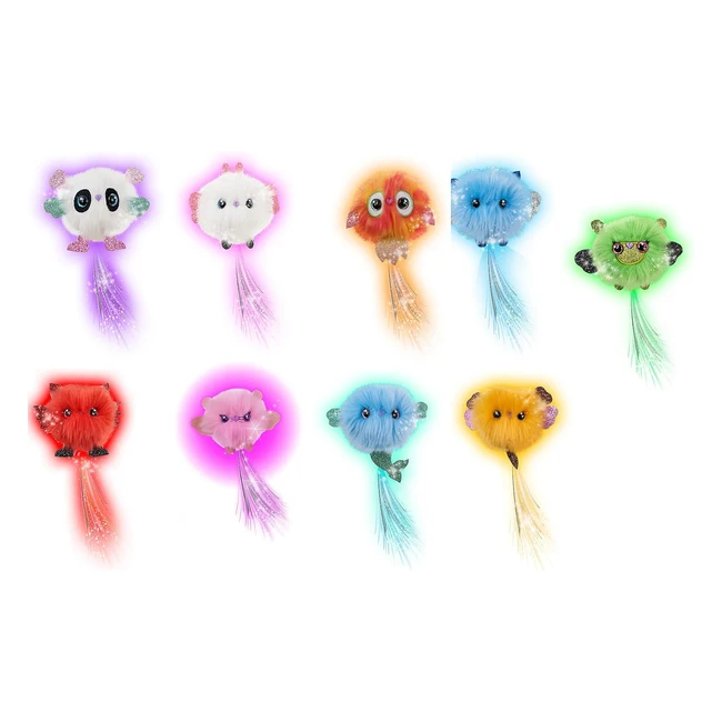 Chibies Surprise Wow Stuff Cute Fluffy Party Pets - Flash to the Beat of Music - Interactive Animal Toy