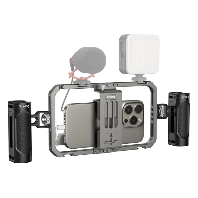 SmallRig Mobile Phone Video Rig Kits Aluminum Handheld Stabilizer for iPhone & Android - 4121