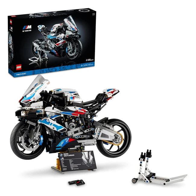Lego 42130 Technic BMW M 1000 RR Motorradmodell - Authentische Details 3-Gangge
