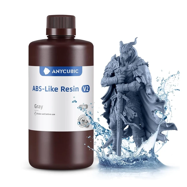Wasserwaschbares ABS-ähnliches Harz V2 AnyCubic 3D-Druckerharz 1000 g